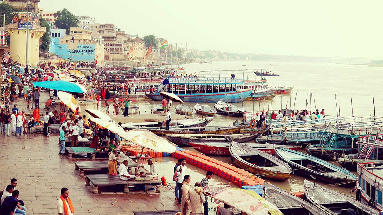 インド バラナシの風景