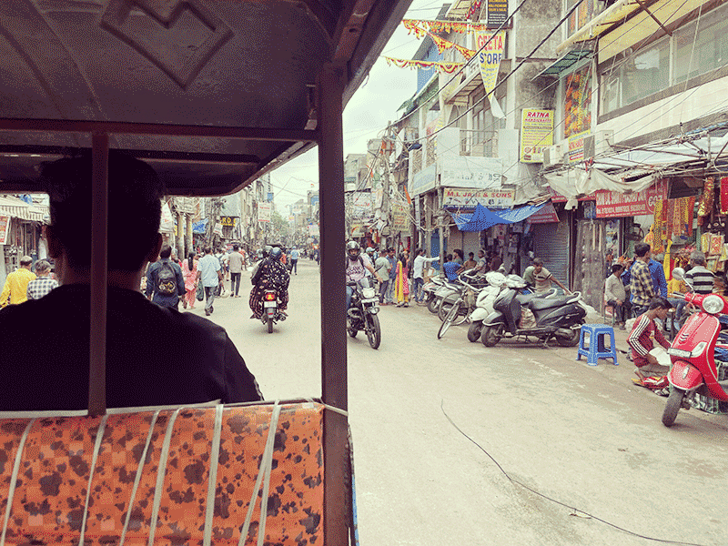 リクシャーで観光