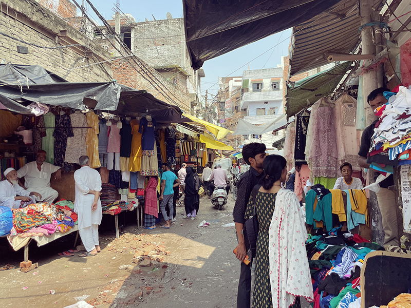 マーケットの様子