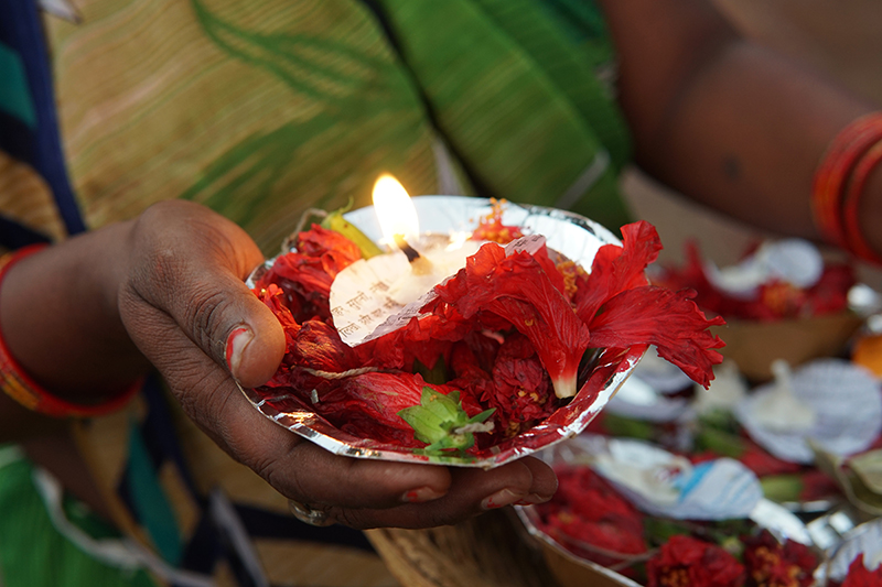 お祈り用のお花