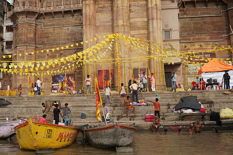 ボリウッド映画の撮影の様子