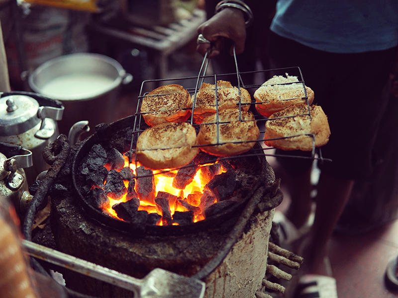 バラナシで食べたブリオッシュ