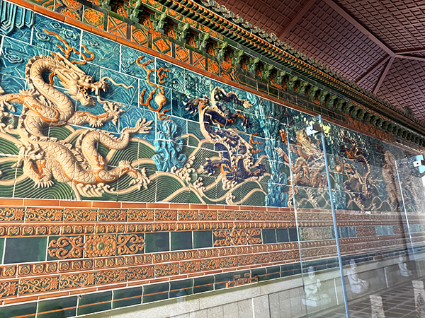 越前大仏 九龍壁 中国風装飾壁