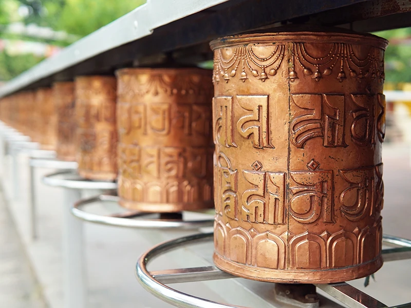 マニ車｜サールナート バラナシ